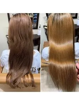 ブリーチ毛縮毛矯正